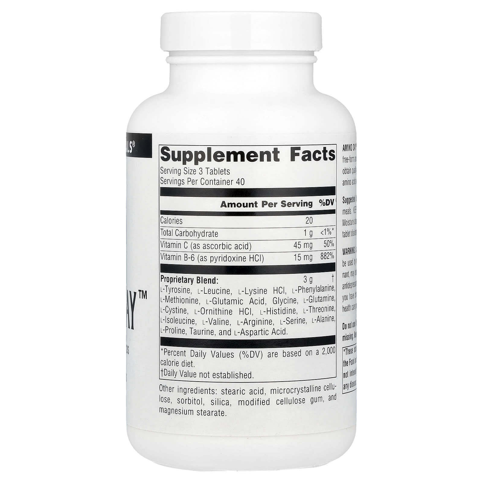 Source Naturals, Amino Day™, 120 Tablets - Image 2