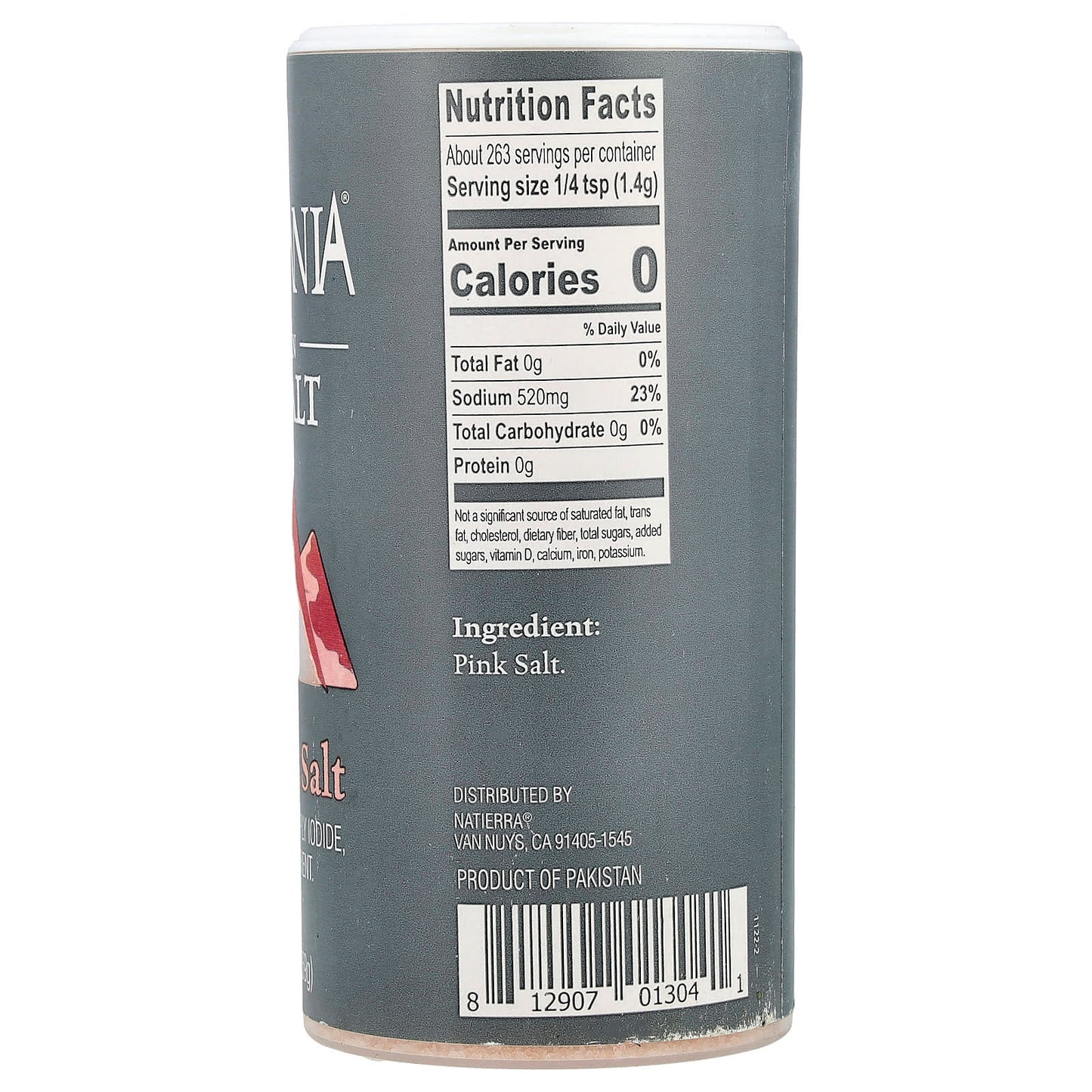 Himalanian Pink Salt, Fine, 13 oz (369g) - Natural Flavor Enhancer - Image 2