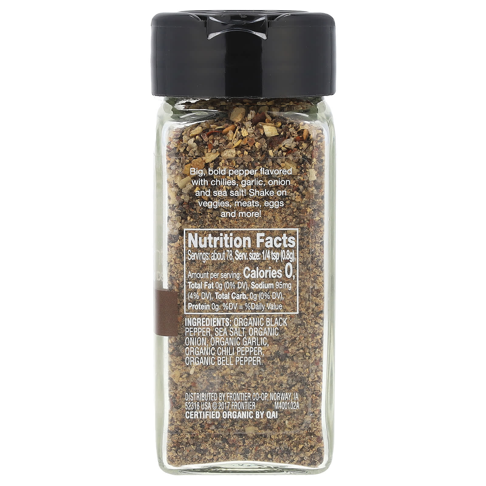 Simply Organic, Spice Right Everyday Blends, Pepper and More, 2.2 oz (62 g) - Image 2