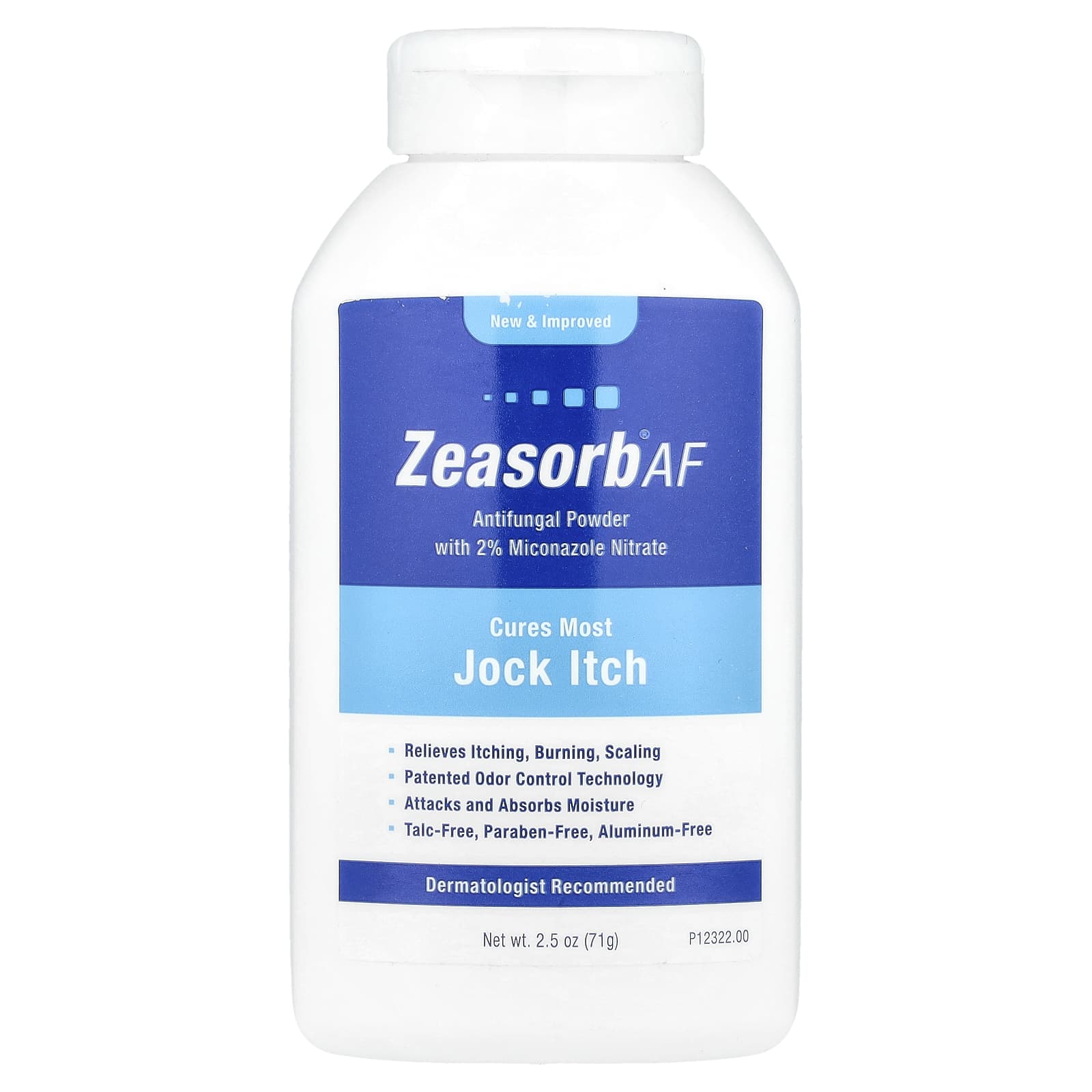 Zeasorb® AF, Antifungal Powder, 2.5 oz (71 g) - Image 1