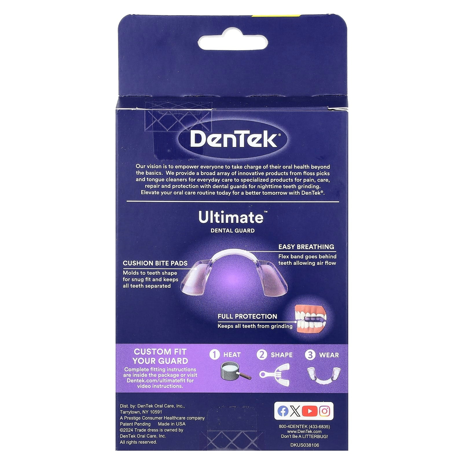 DenTek Ultimate Dental Guard for Nighttime Teeth Grinding Protection - Image 2