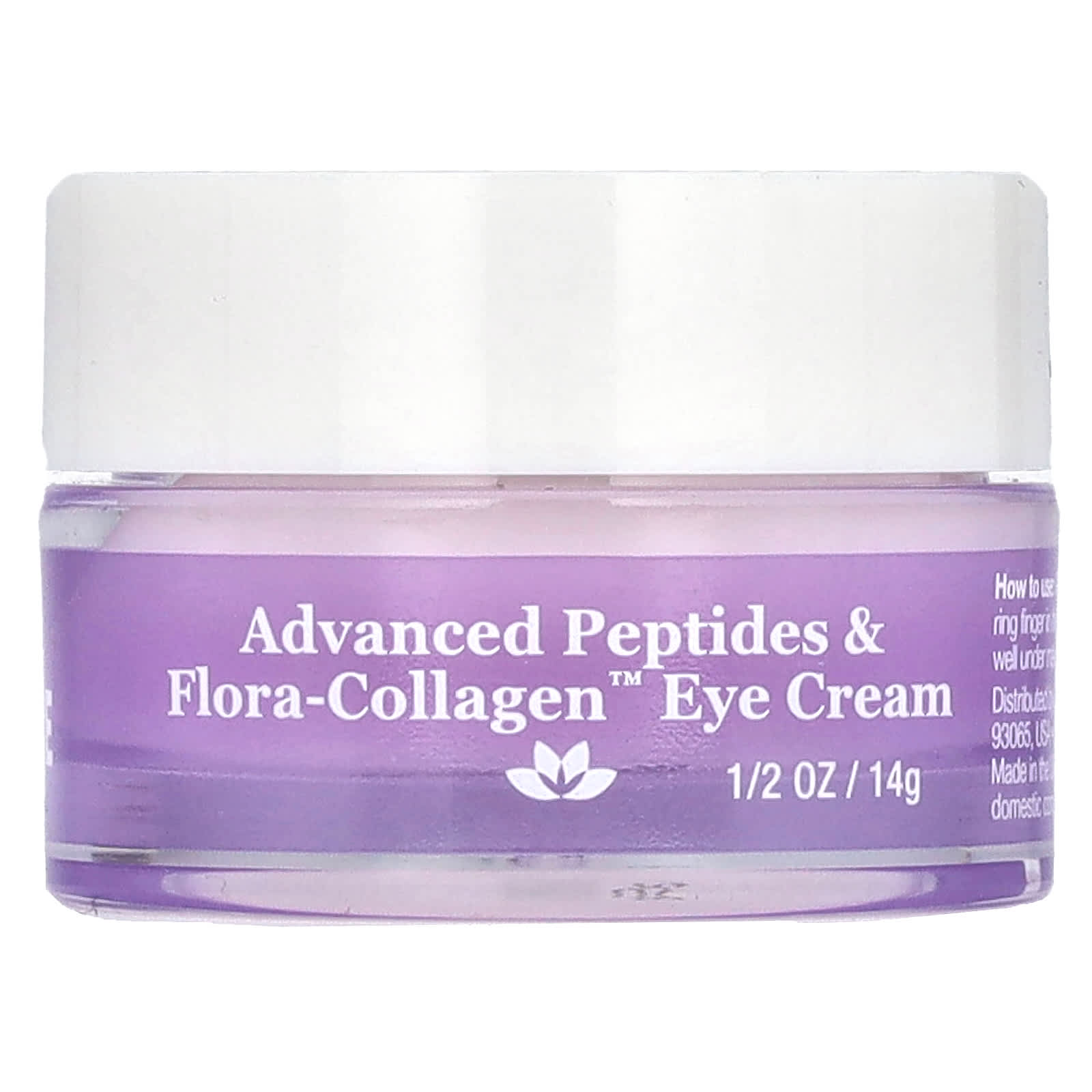 DERMA E Advanced Peptides & Flora-Collagen Eye Cream 0.5 oz (14g) - Image 1