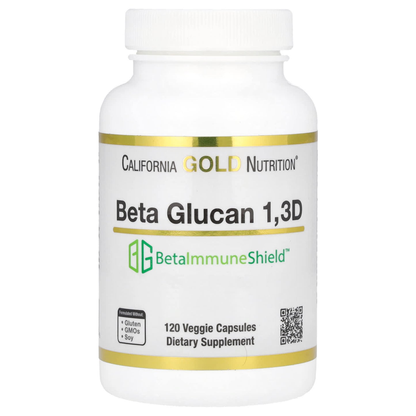 California Gold Nutrition Beta Glucan 1,3D | Immune System Support - Image 1