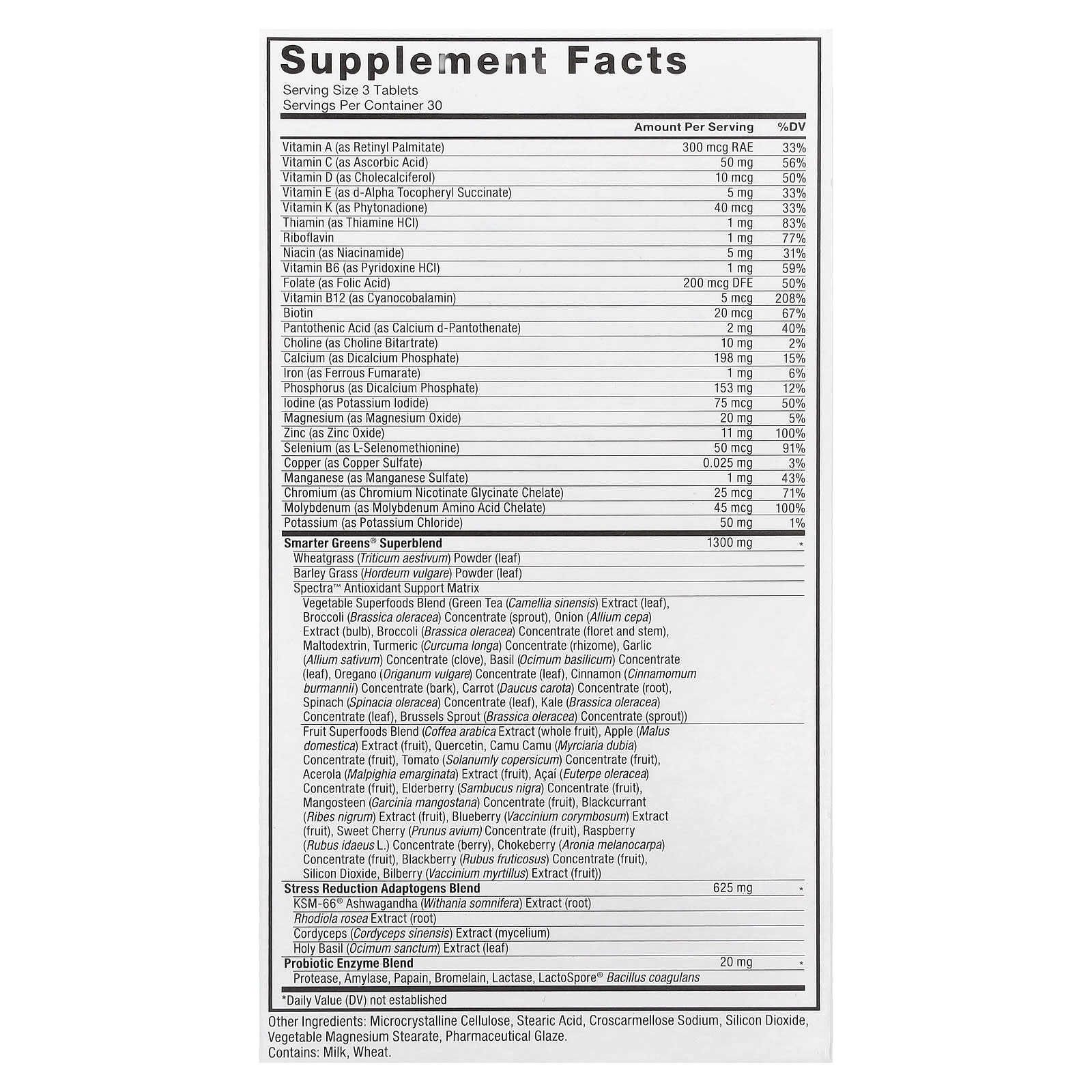 Force Factor Smarter Greens, 90 Tablets - Daily Nutrition Made Easy - Image 2