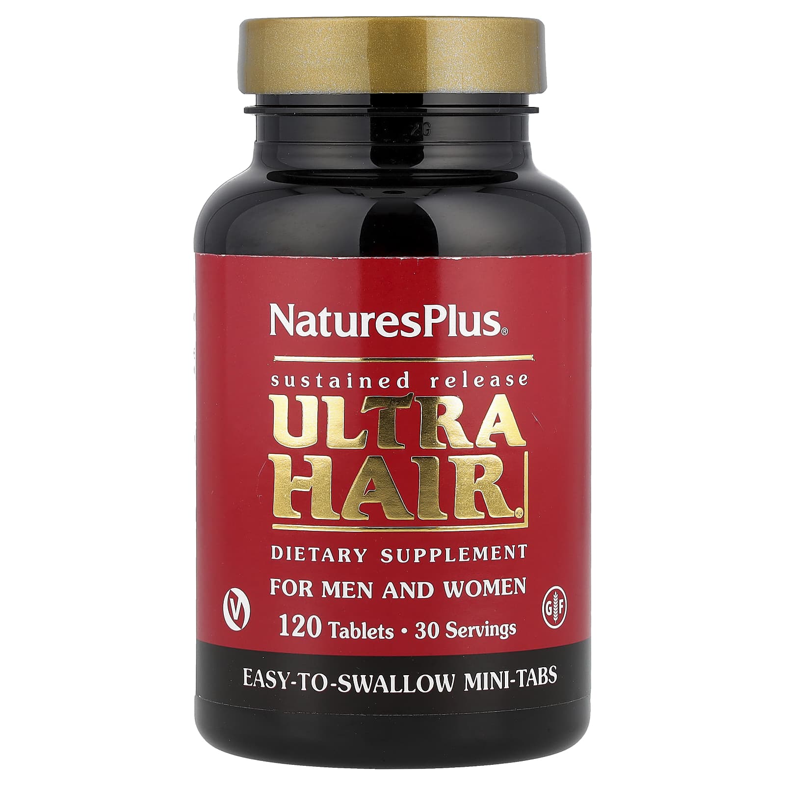 NaturesPlus, Ultra Hair®, For Men & Women, 120 Tablets - Image 1
