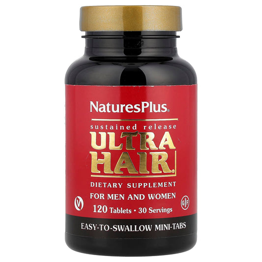NaturesPlus, Ultra Hair®, For Men & Women, 120 Tablets - Image 1