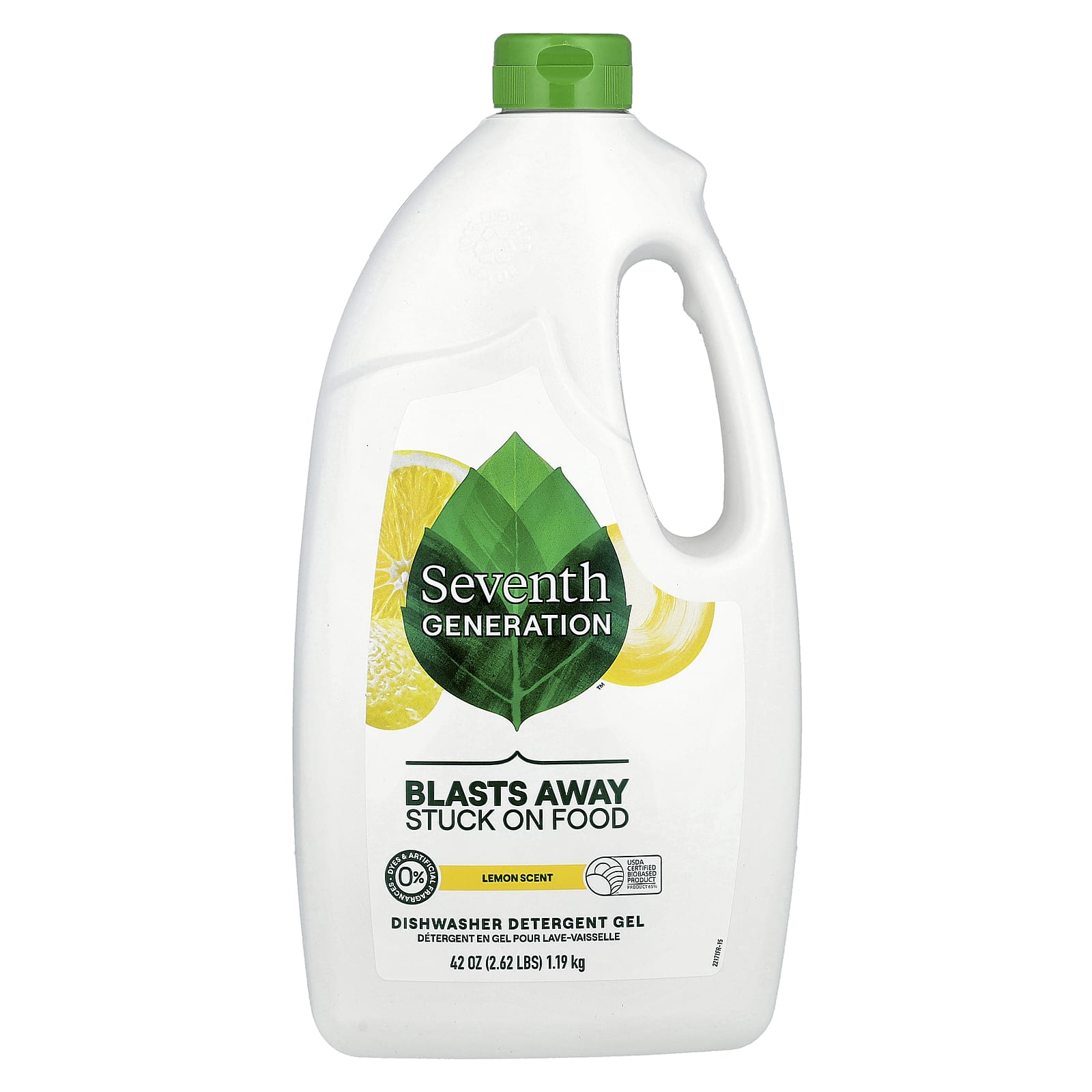 Seventh Generation, Dishwasher Detergent Gel, Lemon, 42 oz (1.19 kg) - Image 1