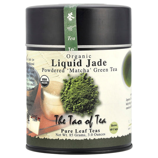 The Tao of Tea, Organic Powdered Matcha Green Tea, Liquid Jade, 3 oz (85 g) - Image 1