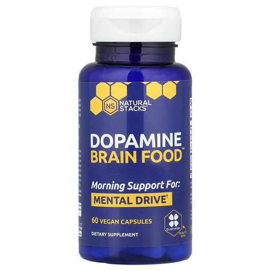 Natural Stacks, Dopamine Brain Food™, 60 Vegan Capsules - Image 1