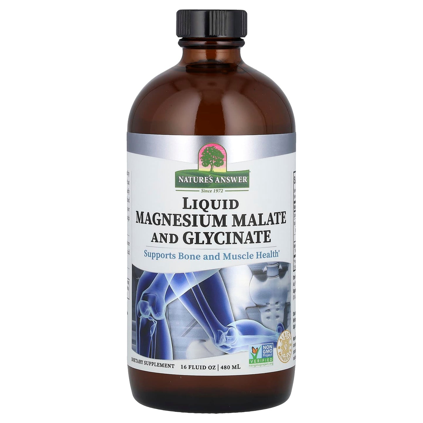 Nature's Answer, Liquid Magnesium Malate and Glycinate, 16 fl oz (480 ml) - Image 1