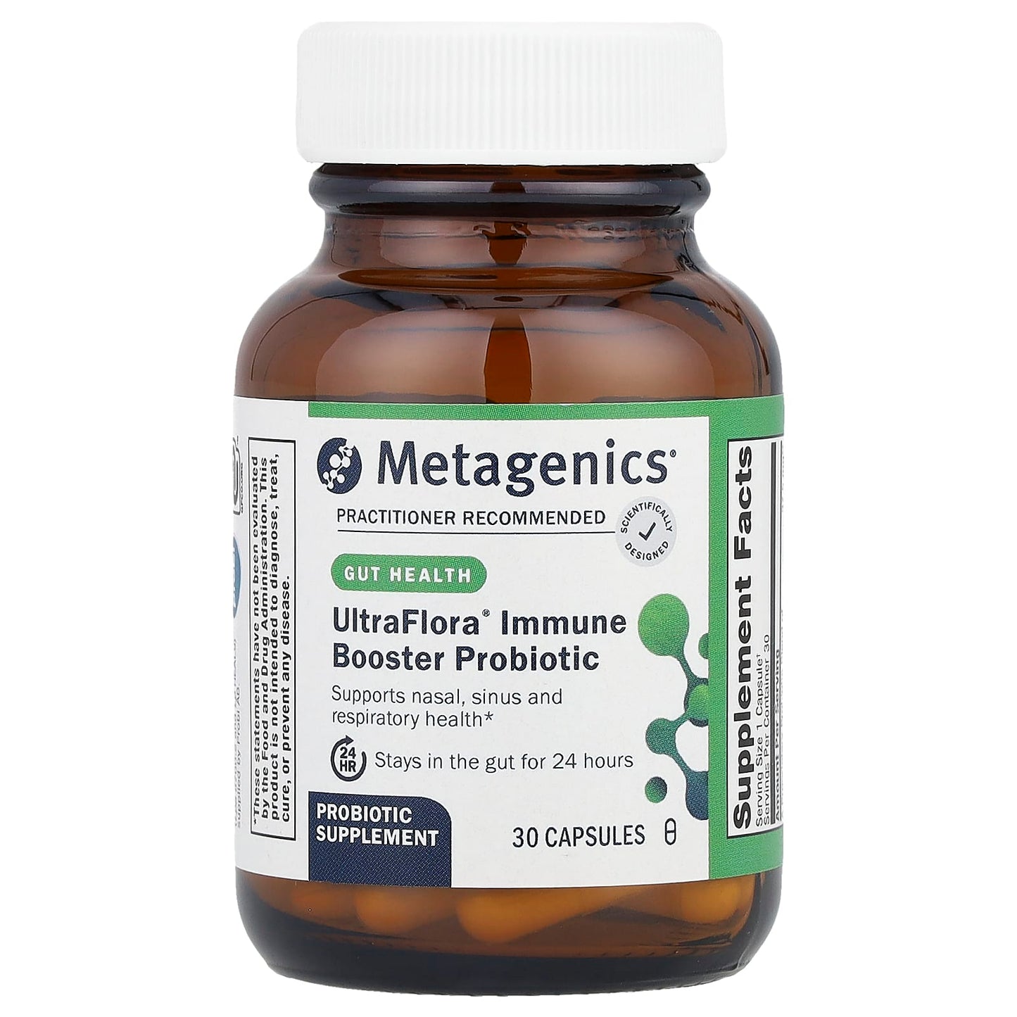 Metagenics, UltraFlora® Immune Booster Probiotic, 30 Capsules - Image 1