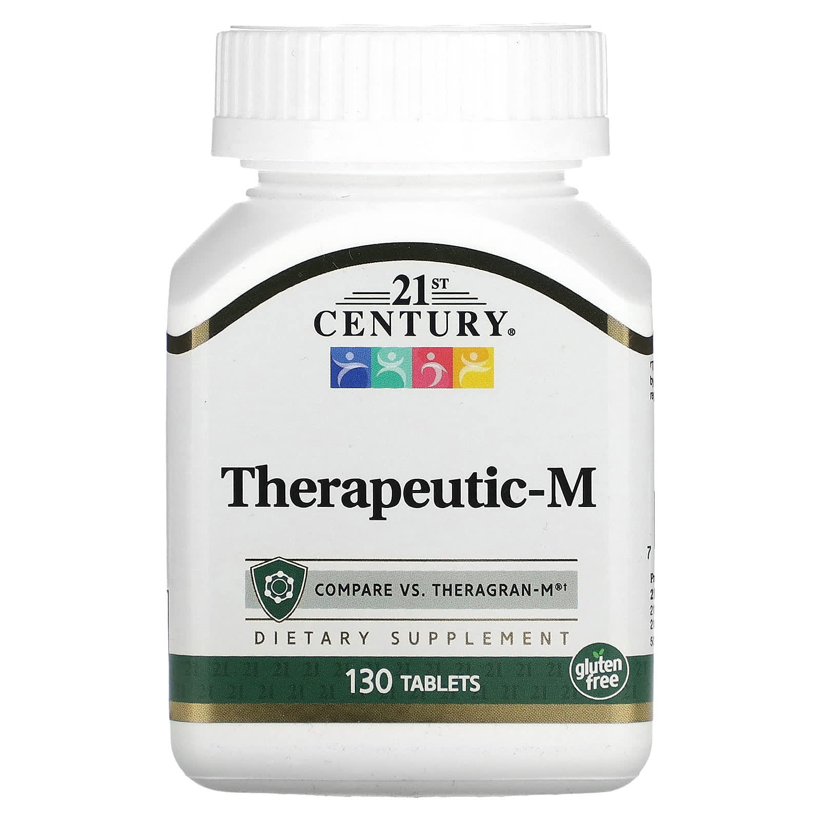 21st Century Therapeutic-M Multivitamin Tablets for Men & Women, 130 Count - Image 1