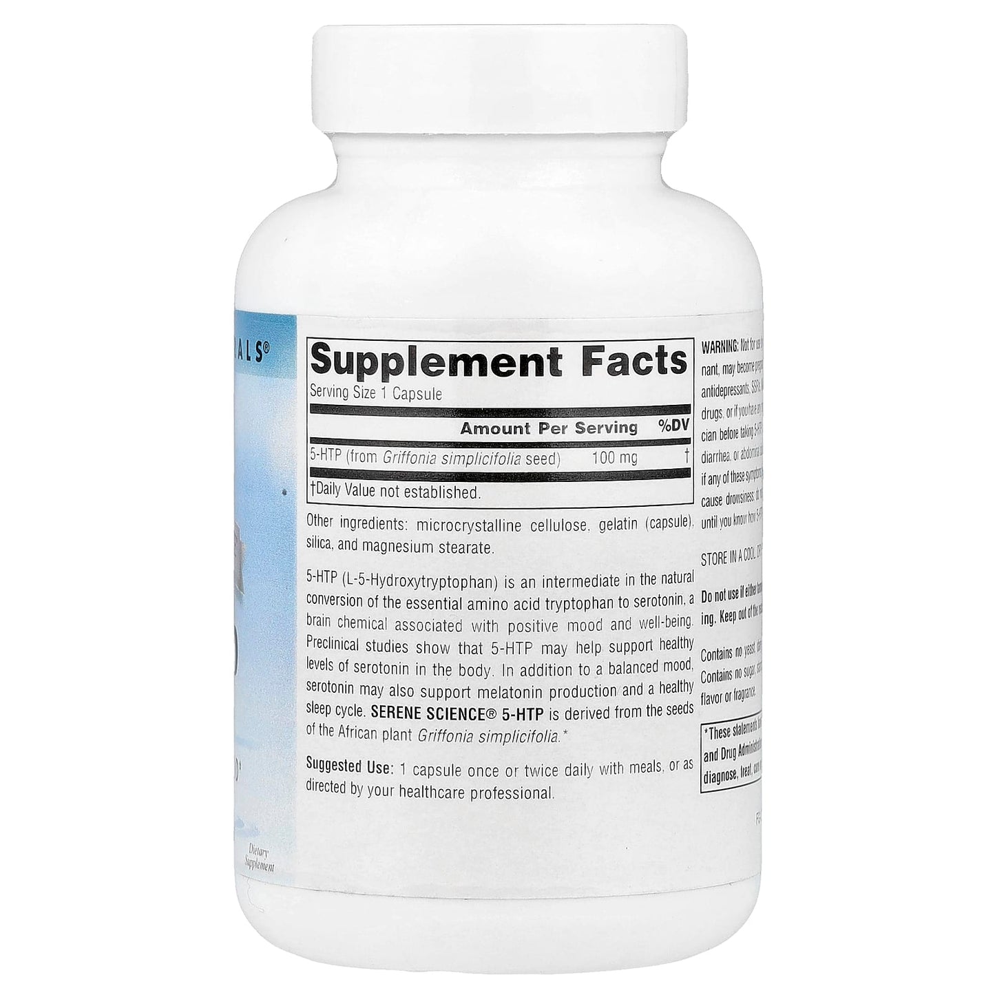 Source Naturals, Serene Science®, 5-HTP, 100 mg, 120 Capsules - Image 2