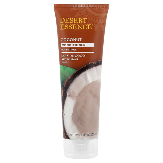 Desert Essence Coconut Conditioner, Nourishing & Cruelty-Free, 8 fl oz - Image 1