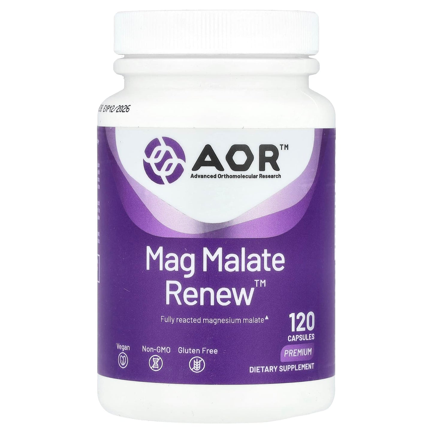 Mag Malate Renew by AOR - Magnesium Malate Supplement - Image 1