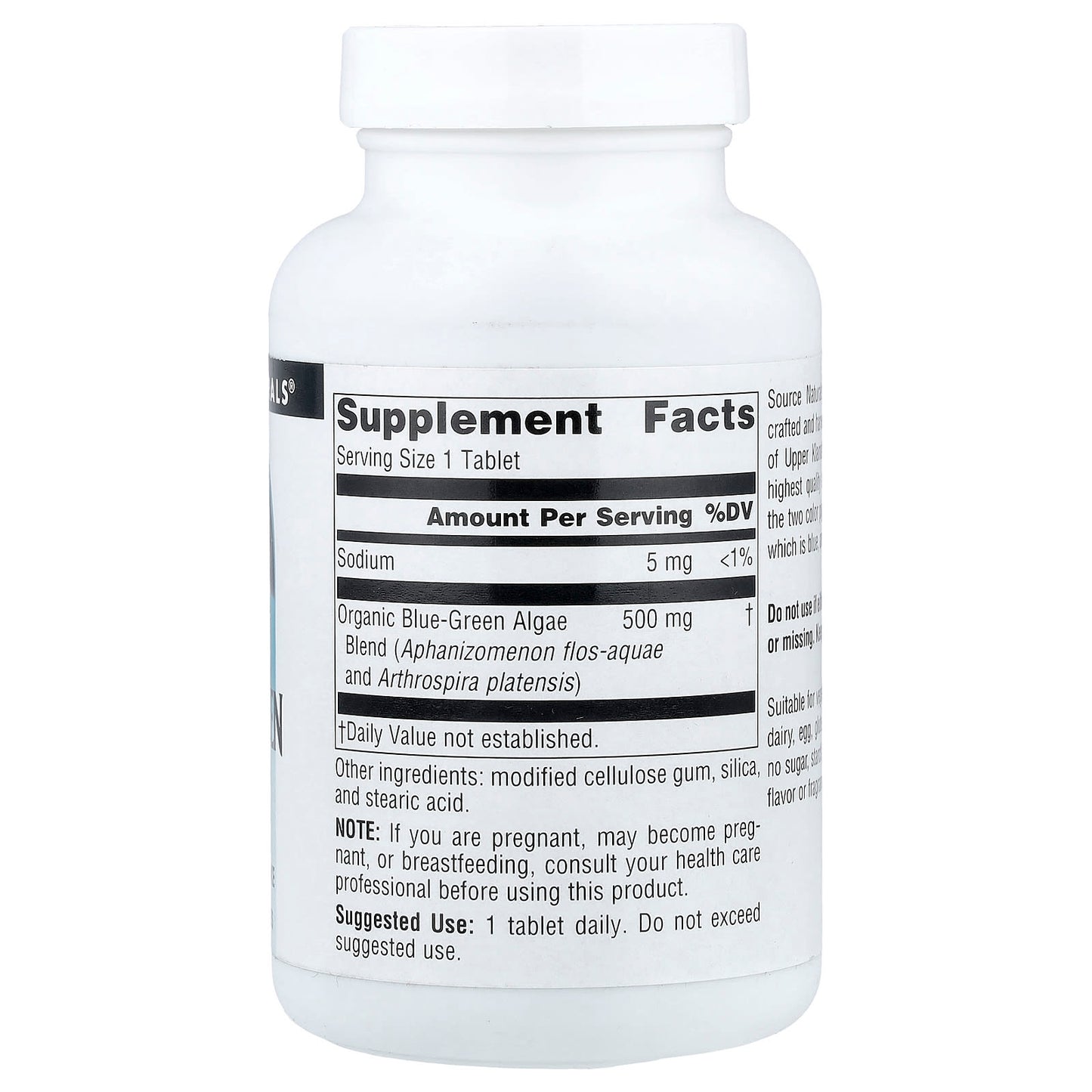 Source Naturals, Blue-Green Algae, 500 mg, 200 Tablets - Image 2