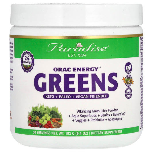 Paradise Herbs, ORAC Energy Greens, 6.4 oz (182 g) - Image 1