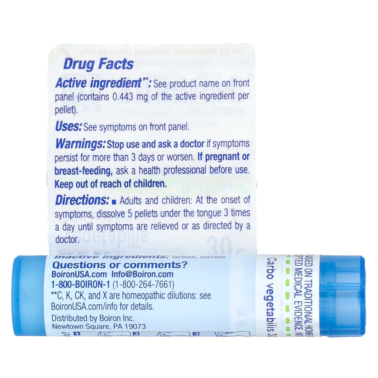 Boiron Carbo Veg 30C - Fast Relief from Bloating & Gas - Image 2