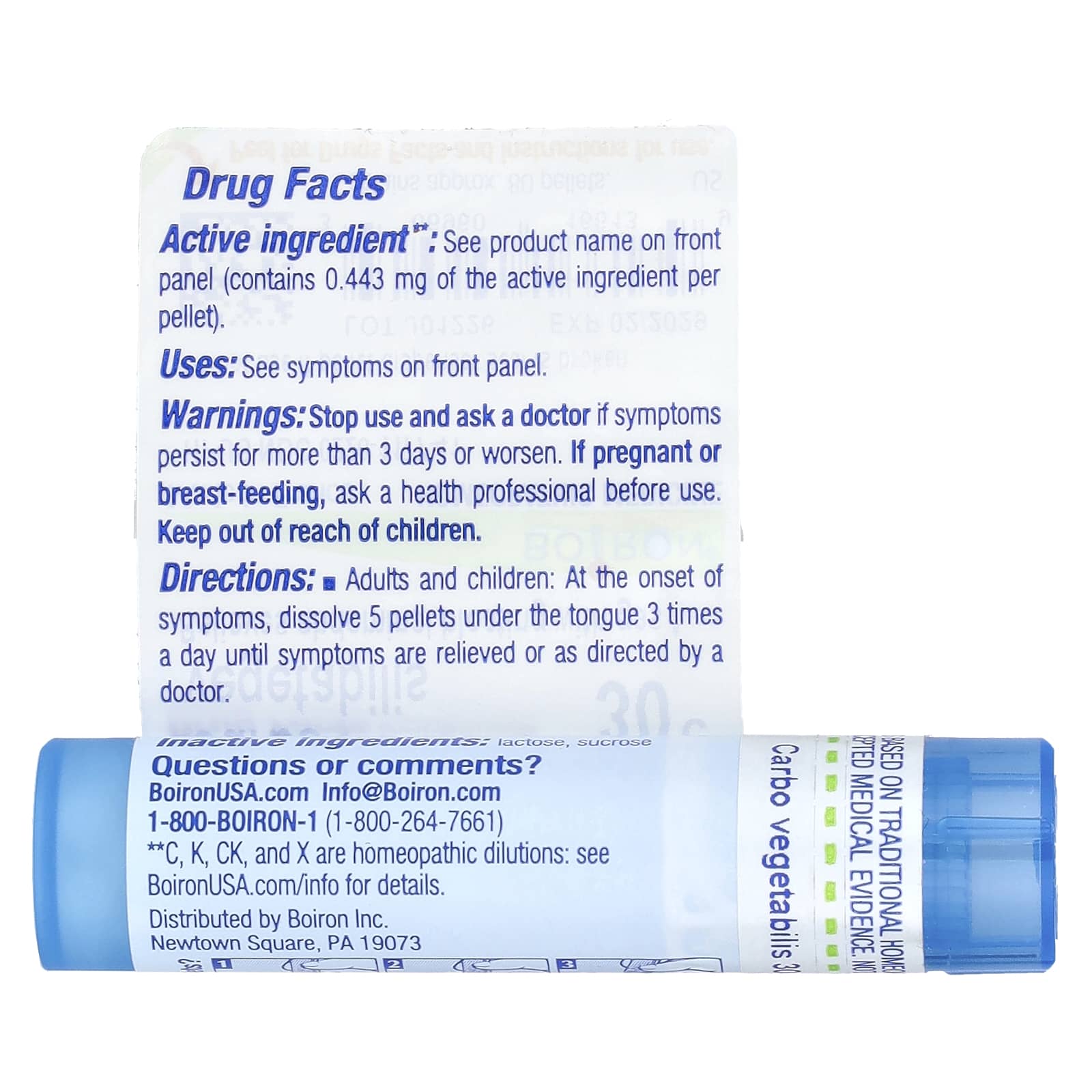 Boiron Carbo Veg 30C - Fast Relief from Bloating & Gas - Image 2