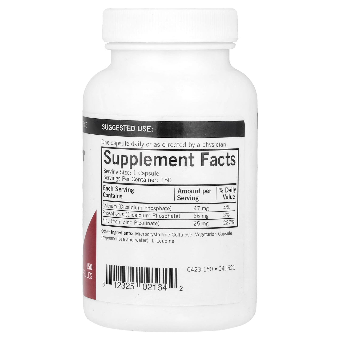 Kirkman Labs, Zinc Picolinate, 25 mg, 150 Capsules - Image 2