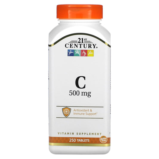 Vitamin C Supplement 500mg, 250 Tablets for Immune Support - Image 1