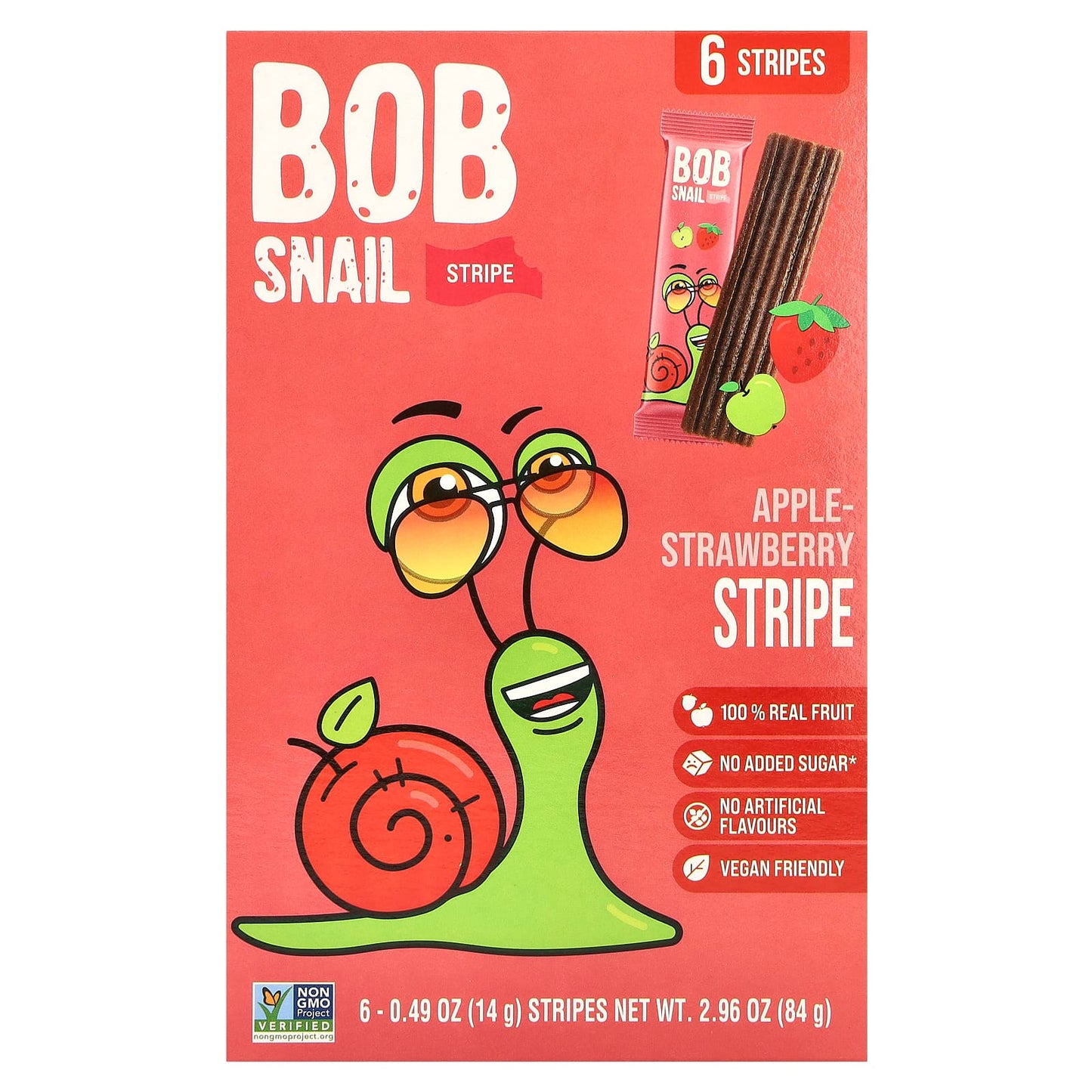 Delicious Fruit Stripes by Bob Snail - 0.49 oz, Vegan & Non-GMO - Image 1