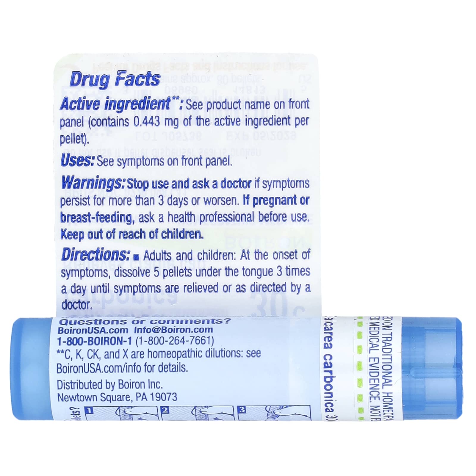 Boiron, Calcarea Carbonica, 30C, Cradle Cap Relief, Approx 80 Pellets
