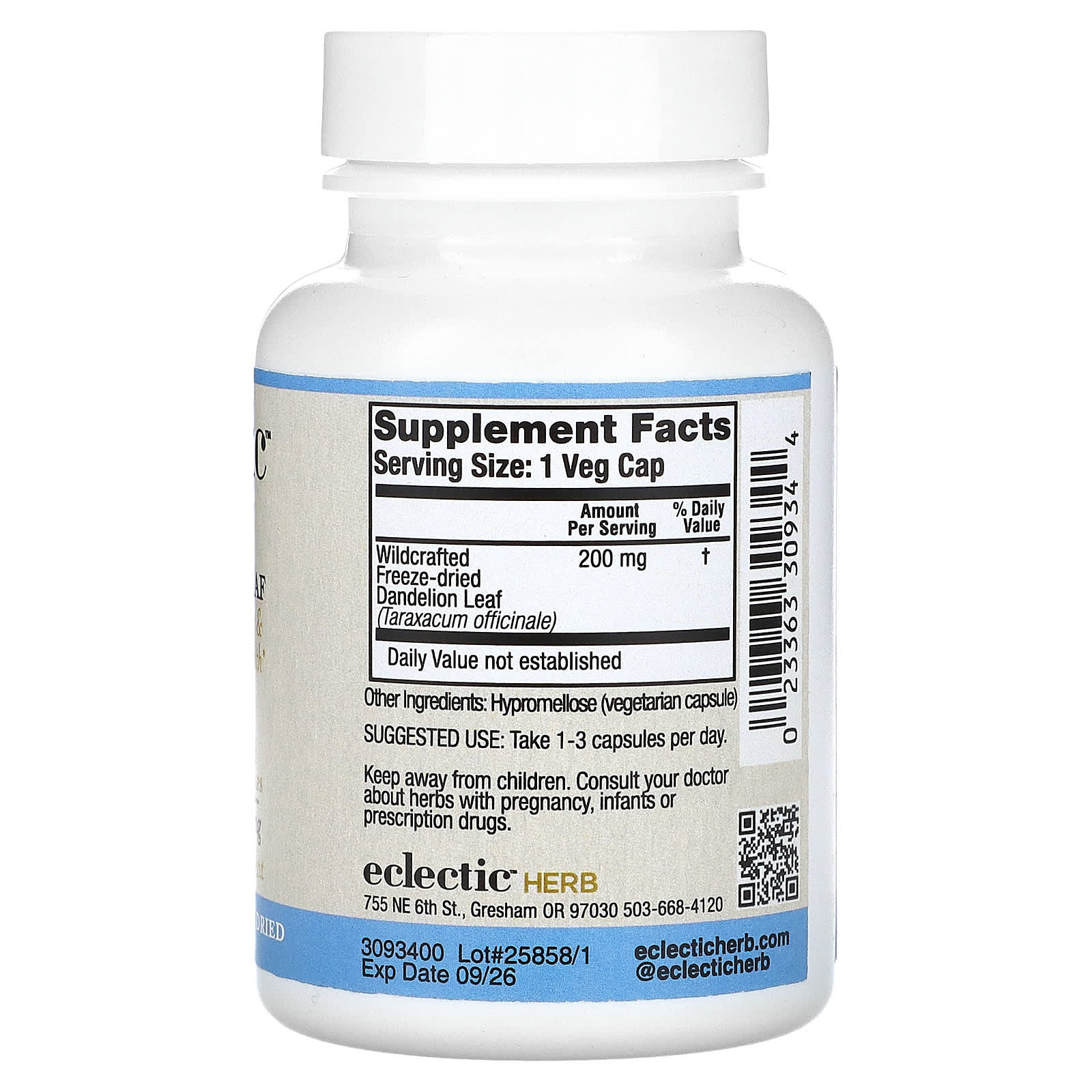 Dandelion Leaf 200mg Circulatory & Heart Health Support - Image 2