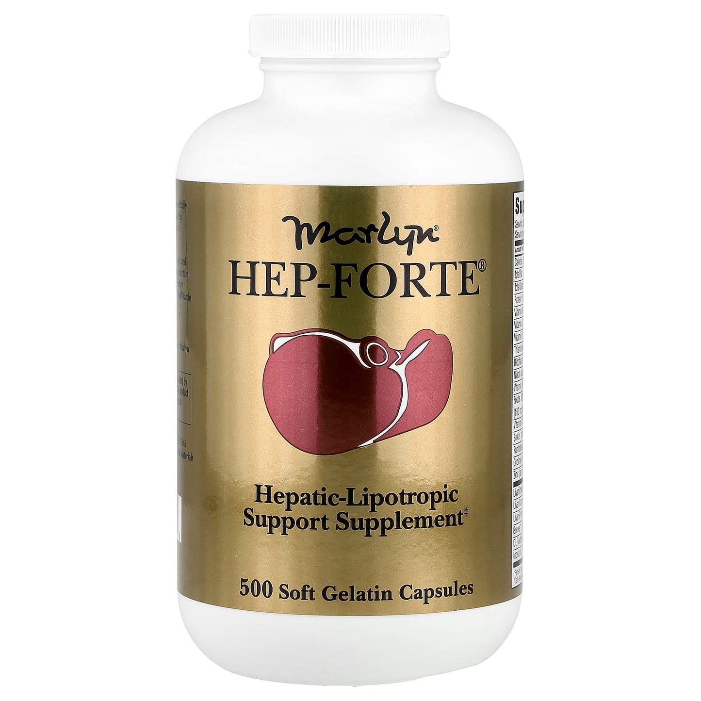 Naturally Vitamins, Marlyn®, Hep-Forte®, 500 Soft Gelatin Capsules - Image 1