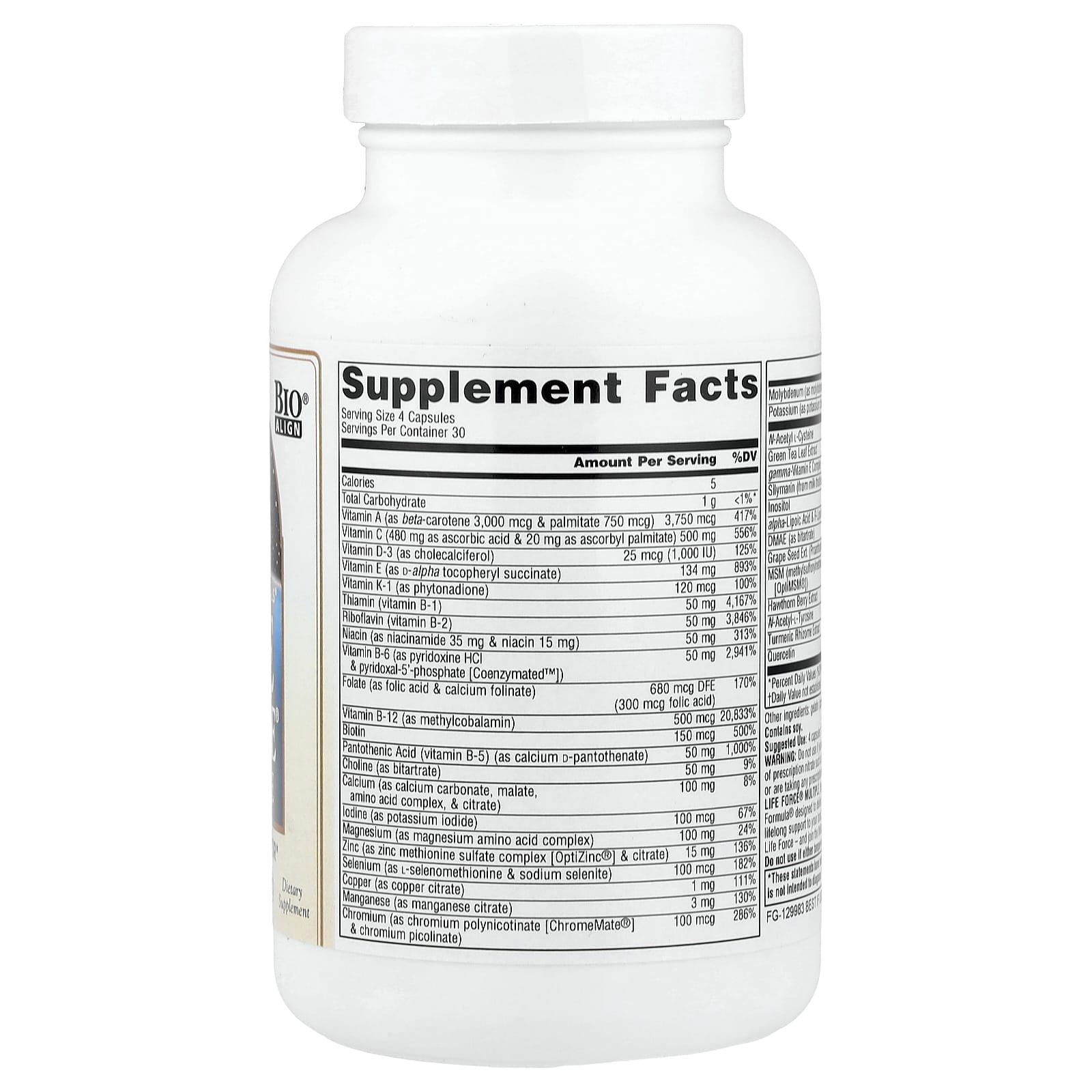 Source Naturals, Life Force® Multiple, No Iron, 120 Capsules - Image 2