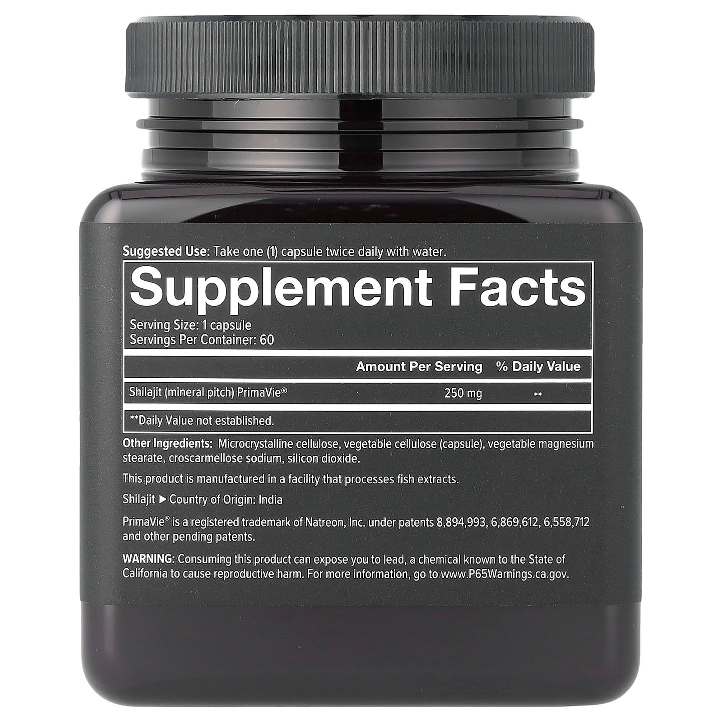 Youtheory, Men®, Shilajit, 60 Veg Caps (250 mg per Capsule) - Image 2
