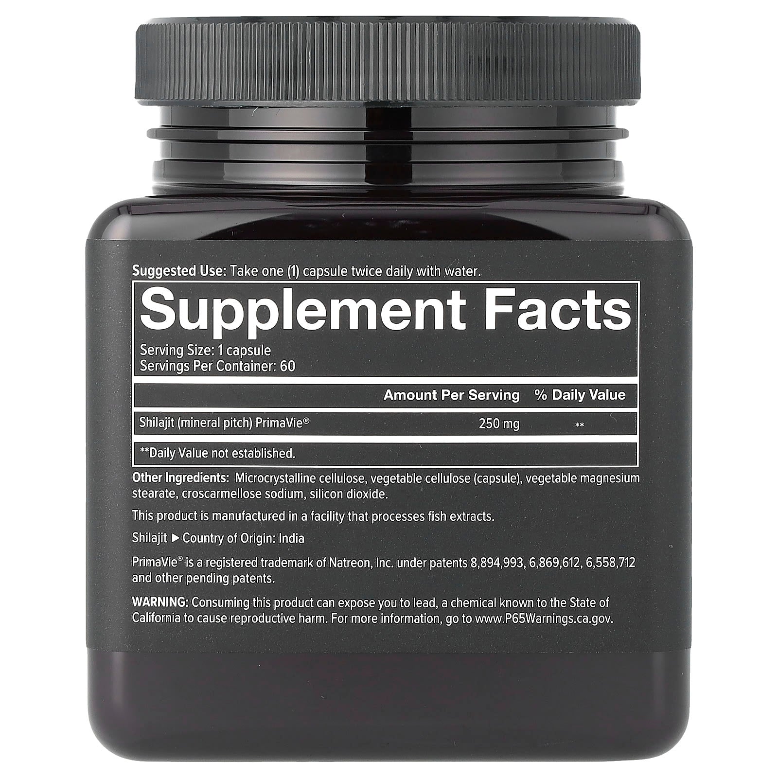 Youtheory, Men®, Shilajit, 60 Veg Caps (250 mg per Capsule) - Image 2