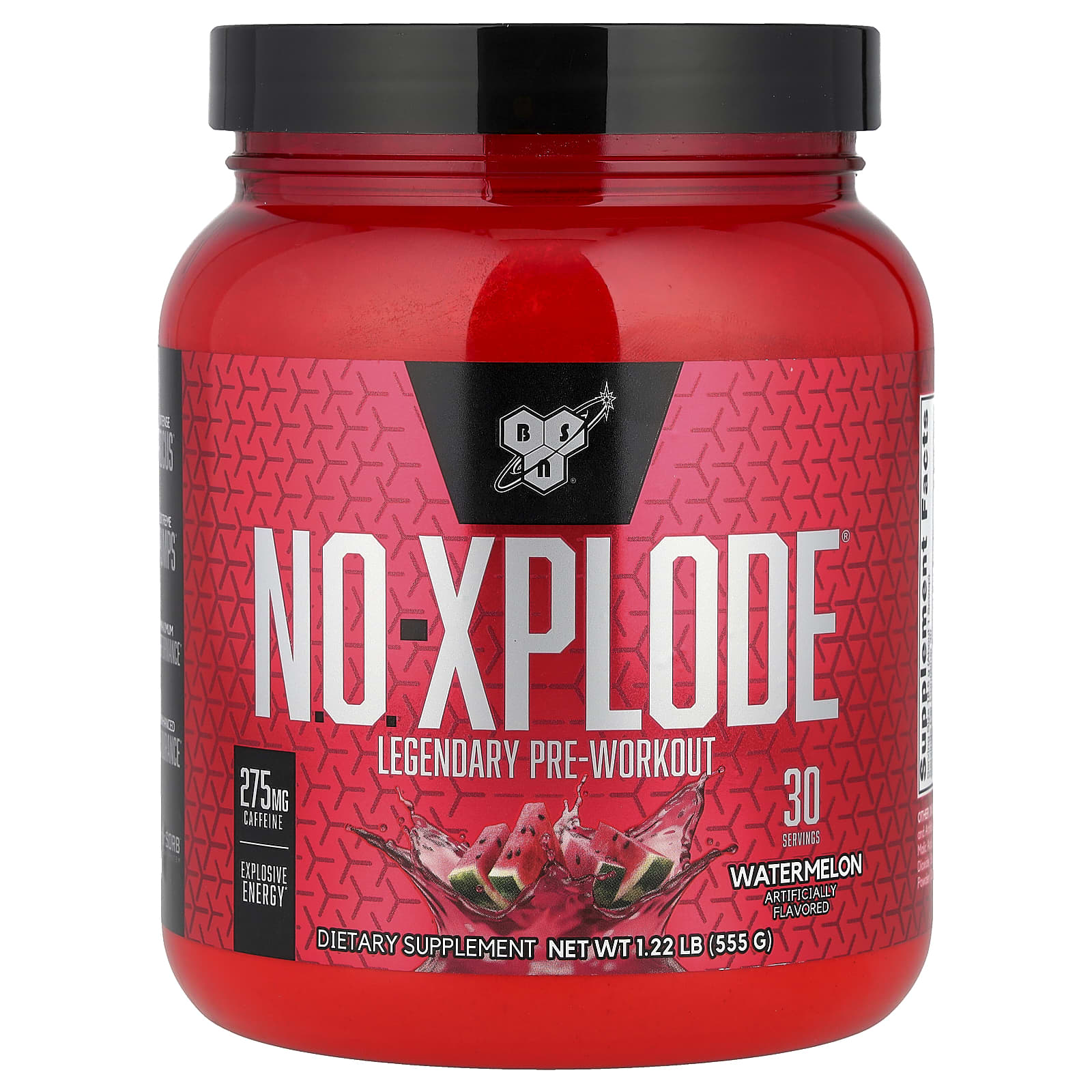 <strong>BSN</strong> N.O.-Xplode Pre-Workout Powder, Watermelon - 1.22lb (555g) - Image 1