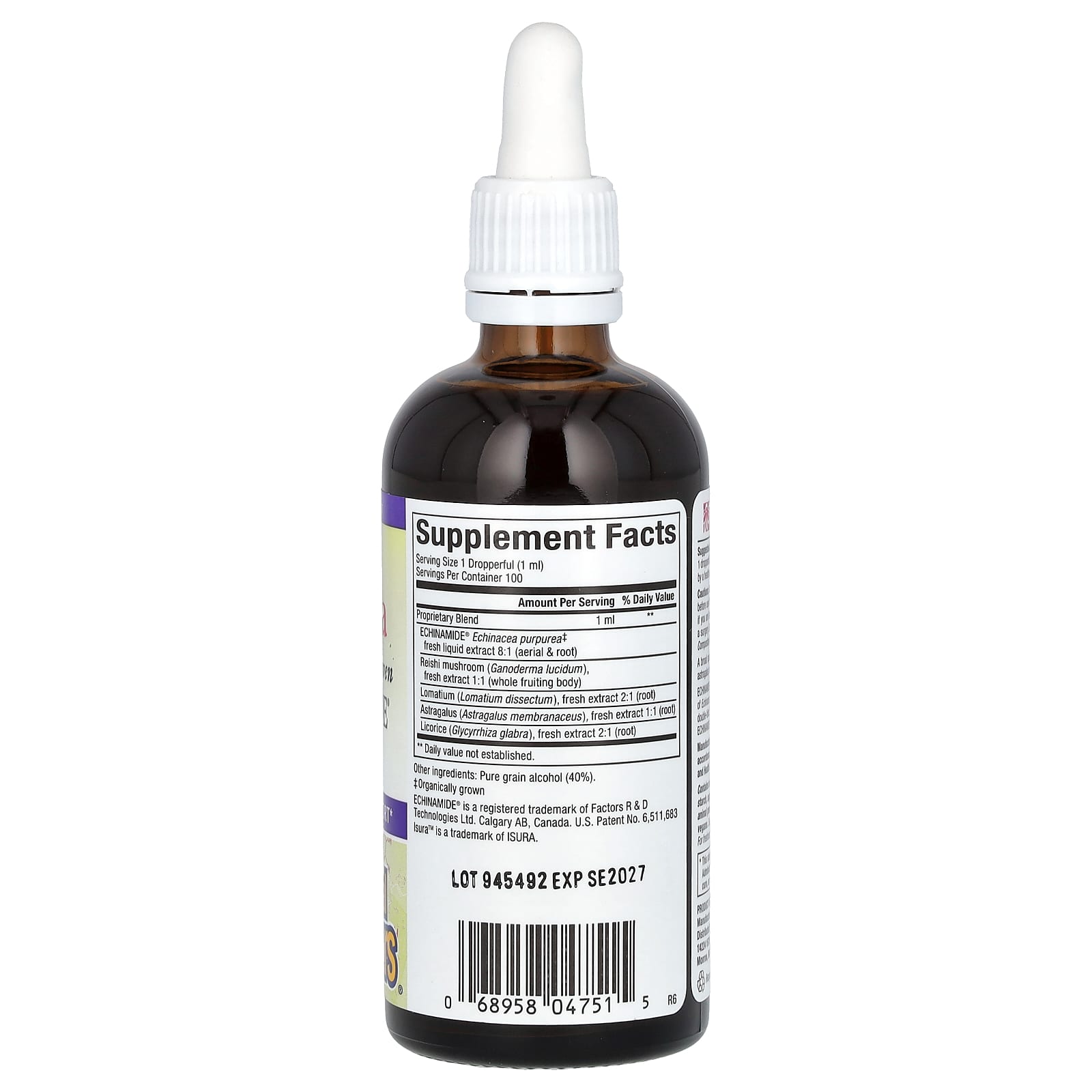 Natural Factors, Anti-V Formula, with Clinically Proven Echinamide, 3.4 fl oz (100 ml) - Image 2