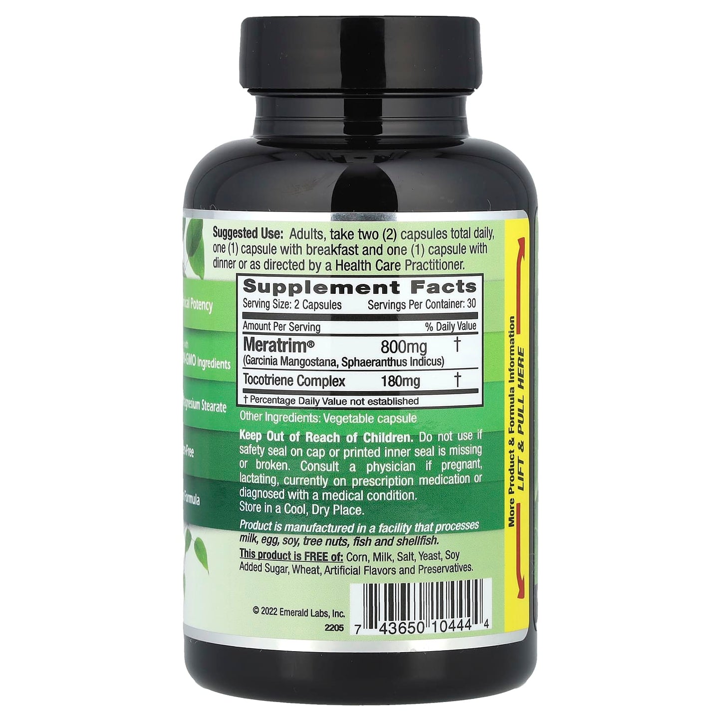 Emerald Laboratories Meratrim Stimulant Free Weight Loss Capsules - Image 2