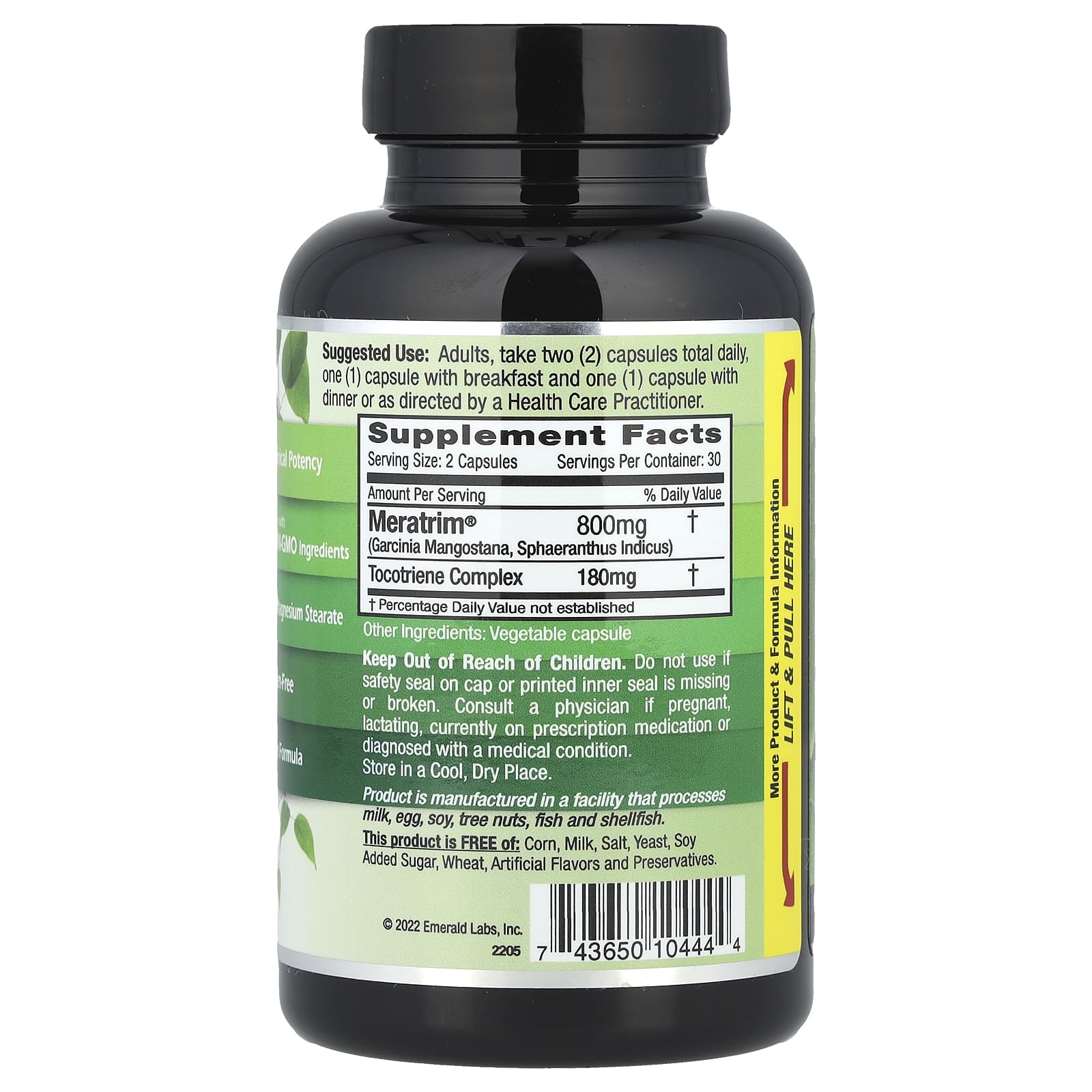 Emerald Laboratories Meratrim Stimulant Free Weight Loss Capsules - Image 2
