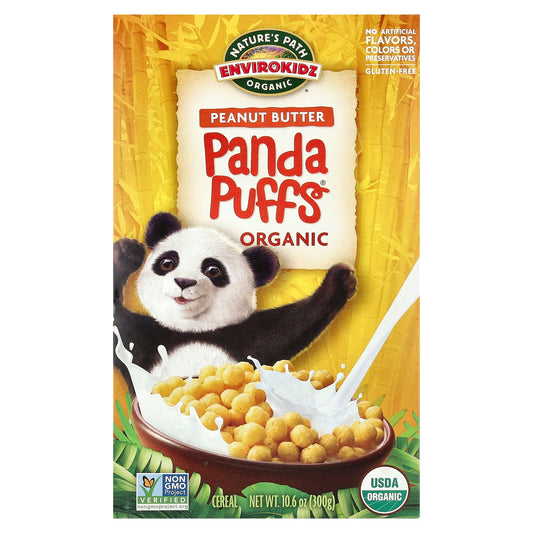 Nature's Path, EnviroKidz, Organic Peanut Butter Panda Puffs® Cereal, 10.6 oz (300 g) - Image 1
