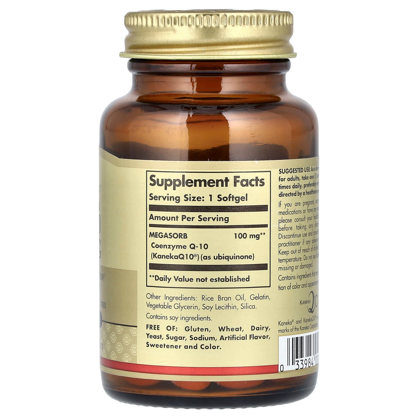 Solgar, Megasorb CoQ-10, 100 mg, 60 Softgels - Image 2