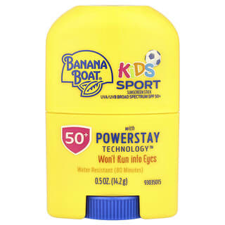 Banana Boat Kids Sport Sunscreen Stick SPF 50+, 0.5 oz