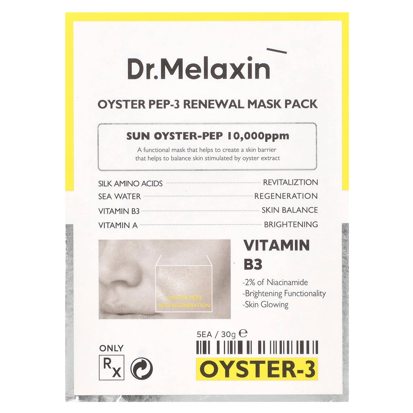 Revitalize Your Skin with Dr.Melaxin's Oyster-Pep Renewal Beauty Mask - Image 2
