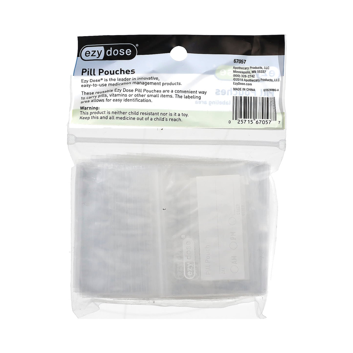 Ezy Dose Reusable Pill Pouches 100 Count - Image 2