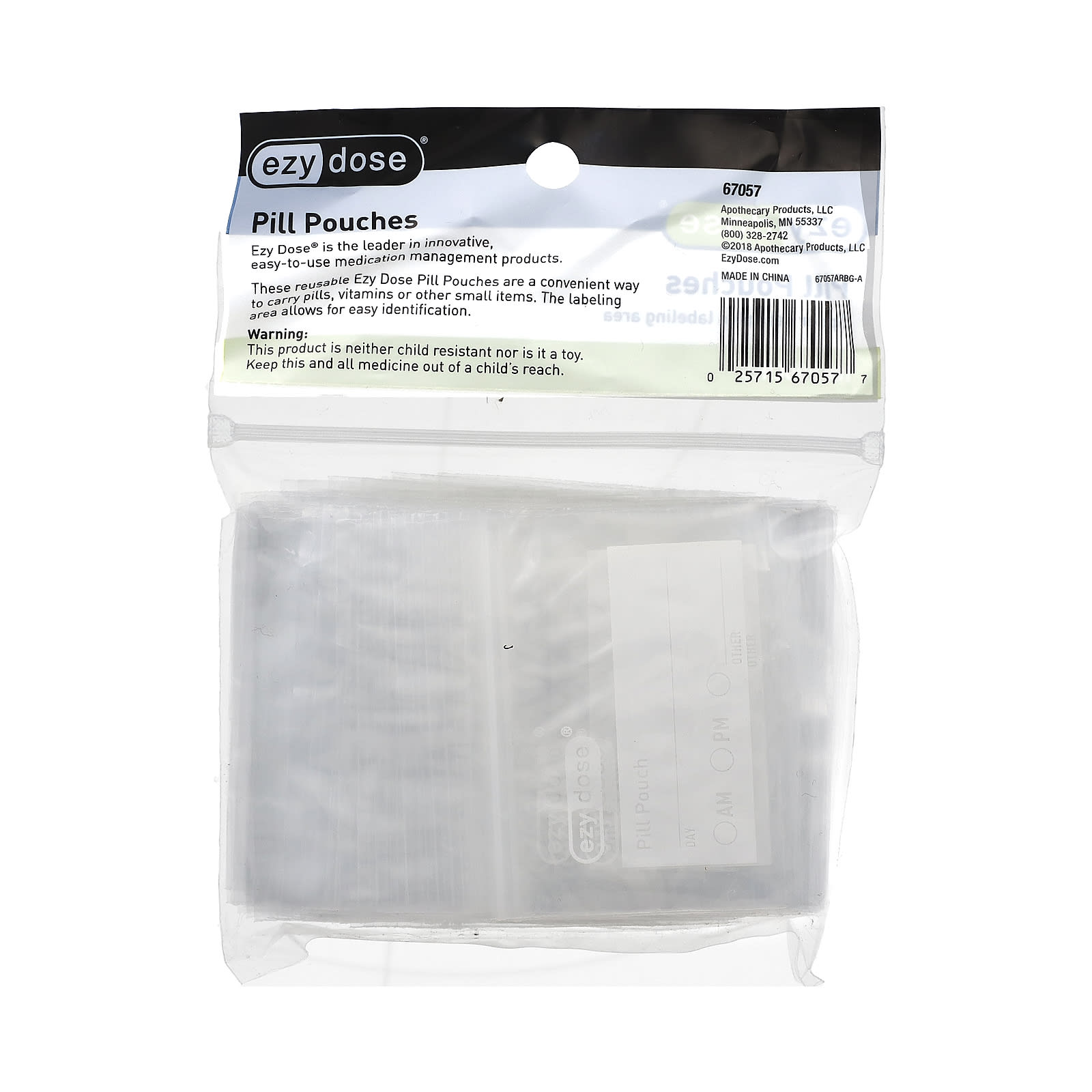 Ezy Dose Reusable Pill Pouches 100 Count - Image 2