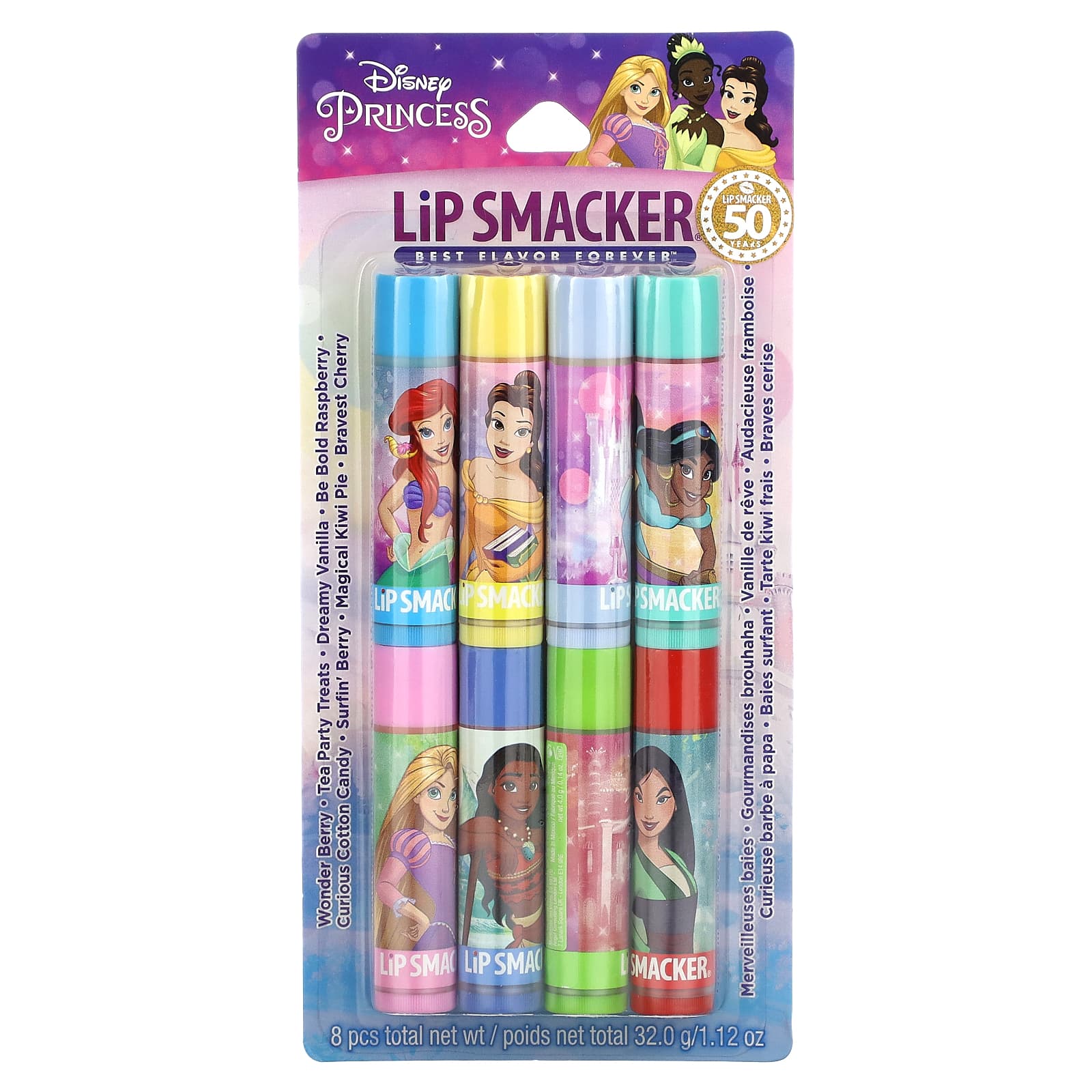 Lip Smacker, Disney Princes, Lip Balm, Party Pack, 8 Pack, 0.14 oz (4 g) Each - Image 2