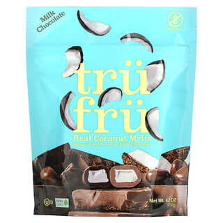 Indulge in Real Coconut Melts from Tru Fru, Milk Chocolate, 4.2 oz