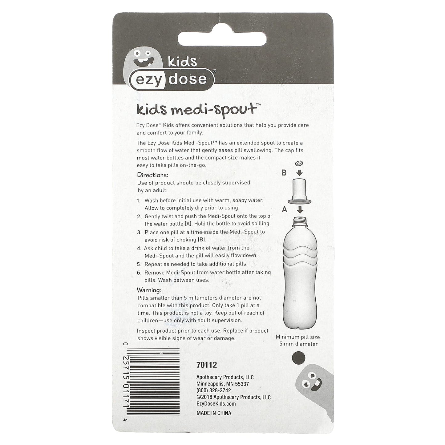 Ezy Dose Kids Medi-Spout for Easy Pill Swallowing - Image 2