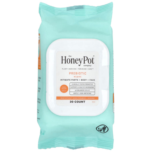The Honey Pot Company, Prebiotic Wipes, 30 Count - Image 1