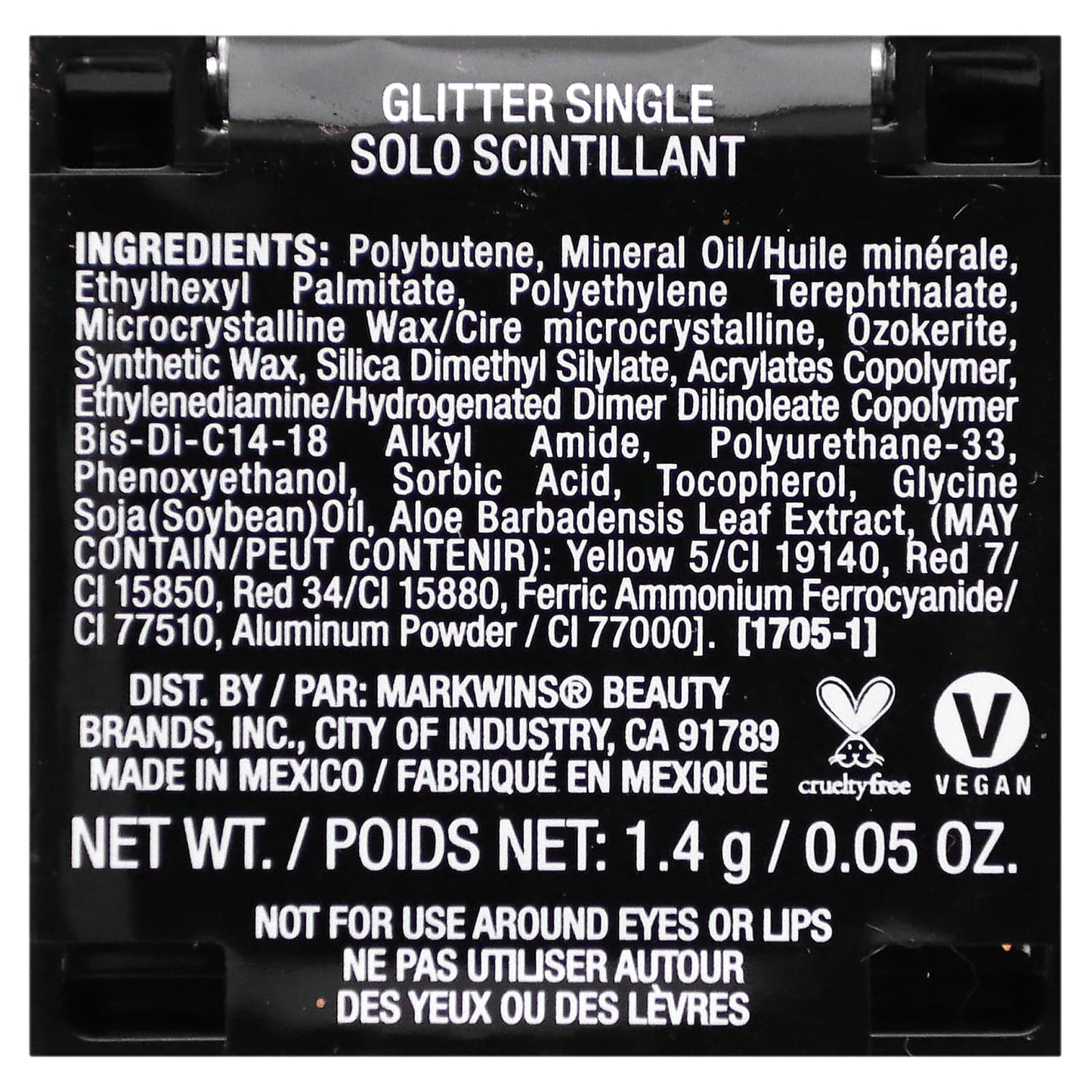 wet n wild, Glitter Single, 351C Bleached, 0.05 oz (1.4 g) - Image 2