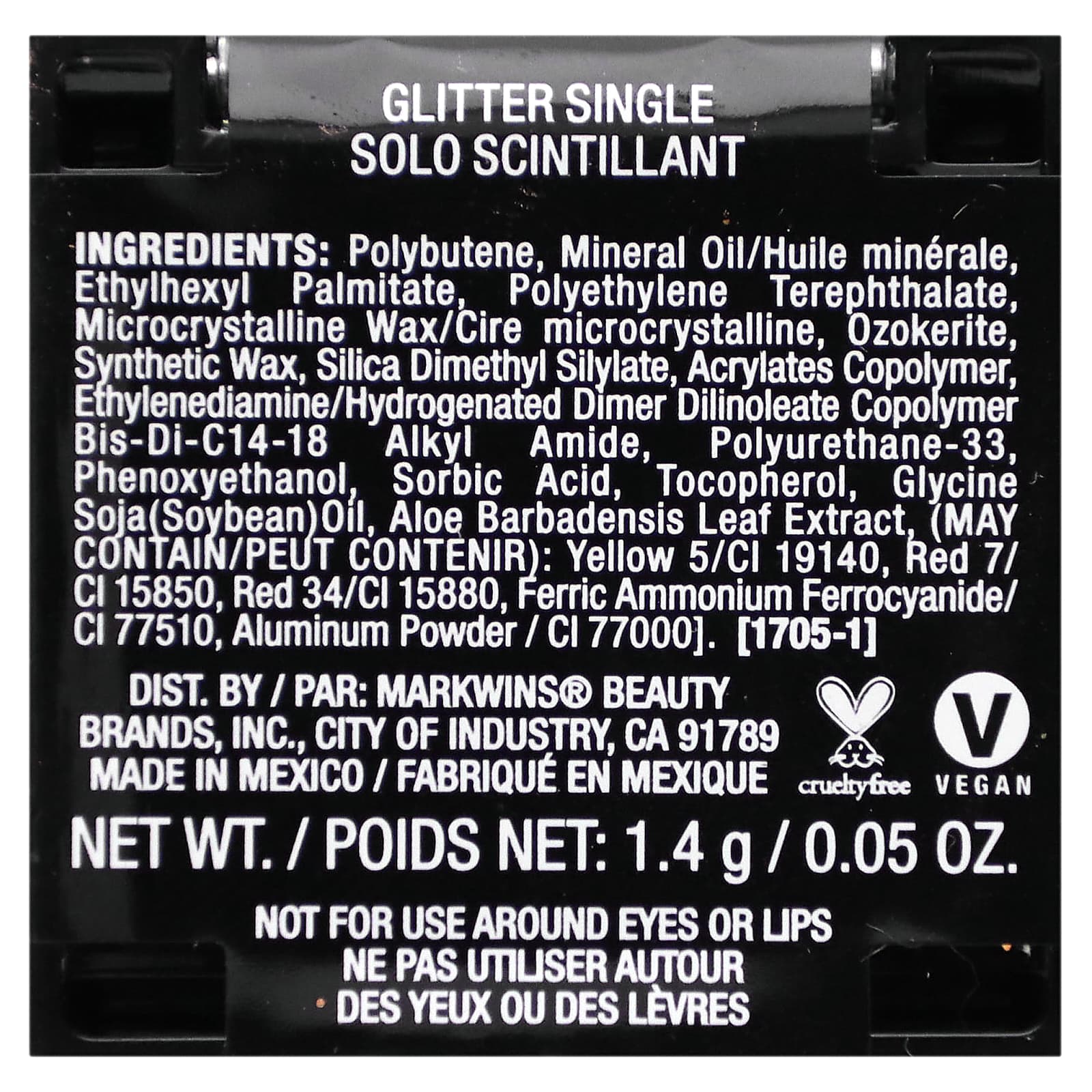 wet n wild, Glitter Single, 351C Bleached, 0.05 oz (1.4 g) - Image 2