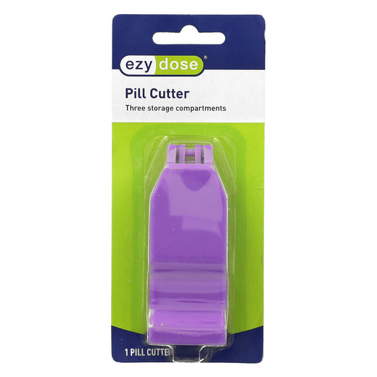 Ezy Dose Pill Cutter for Easy Medication Management, 3 Storage Compartments - Image 1