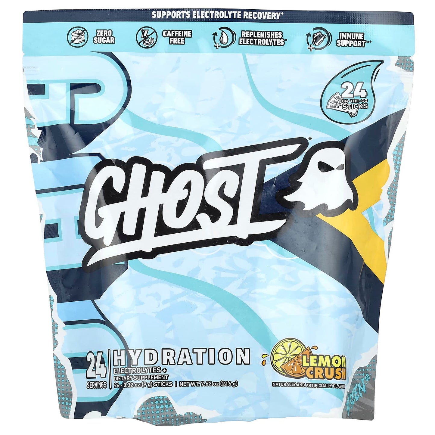 Ghost Hydration - Electrolyte Recovery Sticks, 24 Count - Image 1